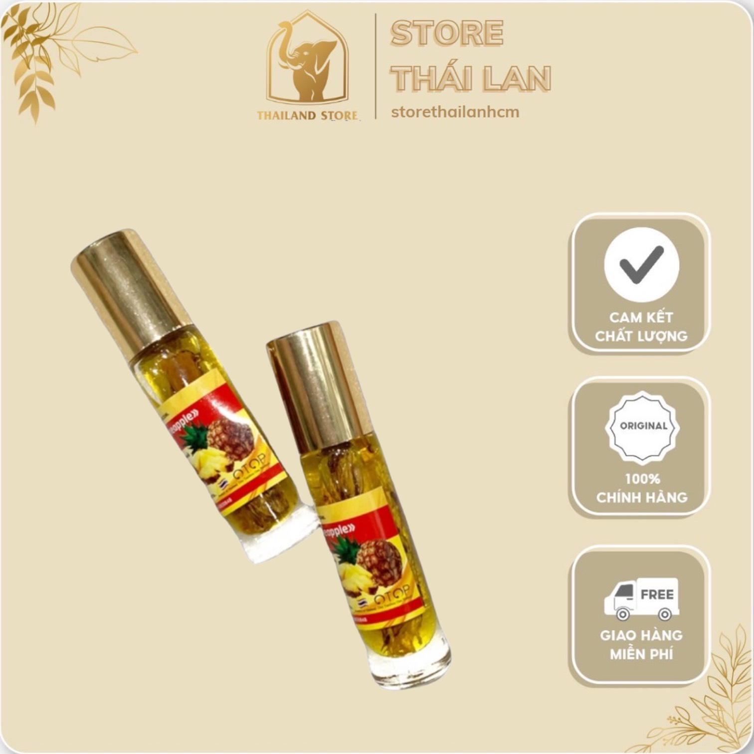 Dầu lăn thơm thái lan 8ml chính hãng