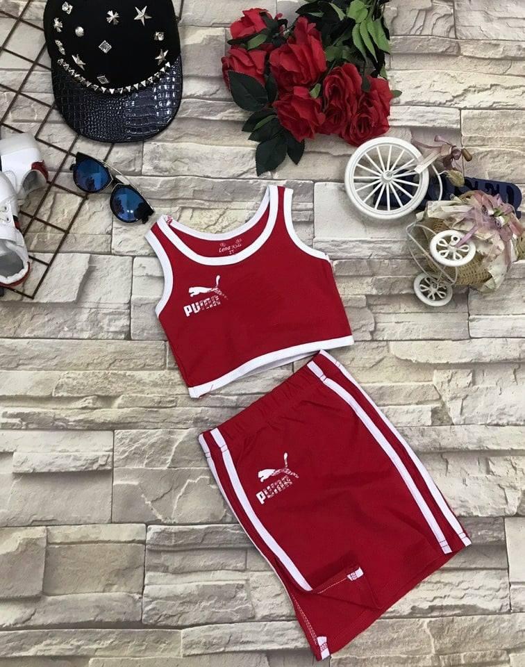 sét áo croptop kèm chân váy xẻ tà