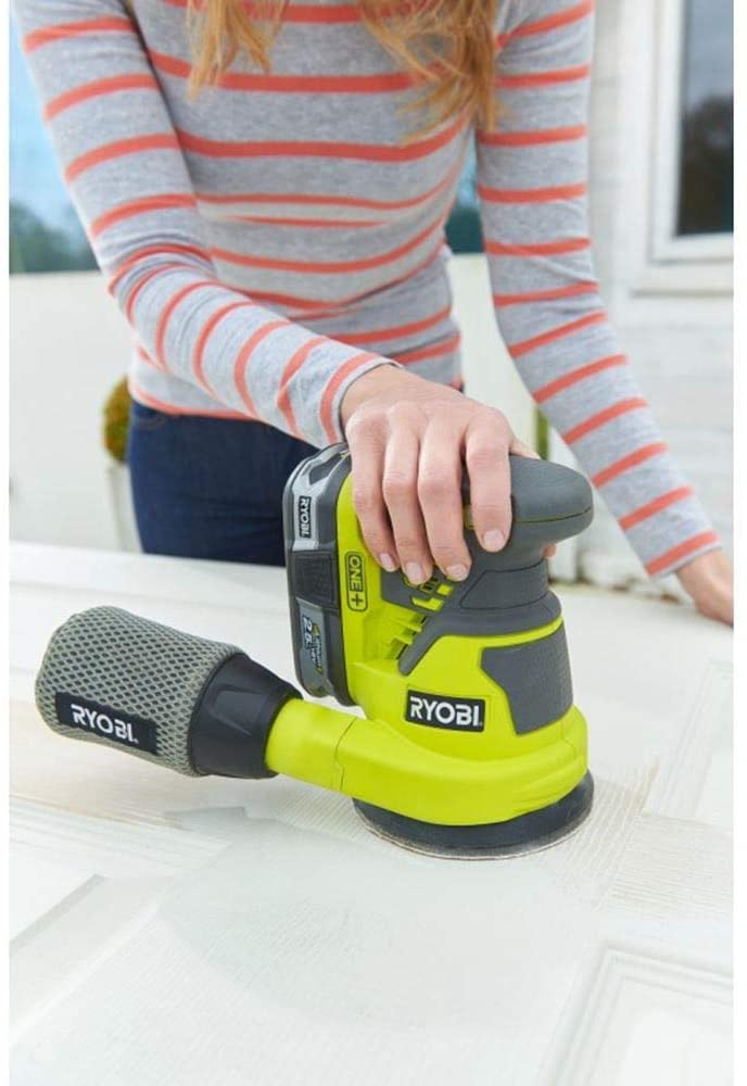 THÂN MÁY CHÀ NHÁM PIN RYOBI 18V R18ROS-0