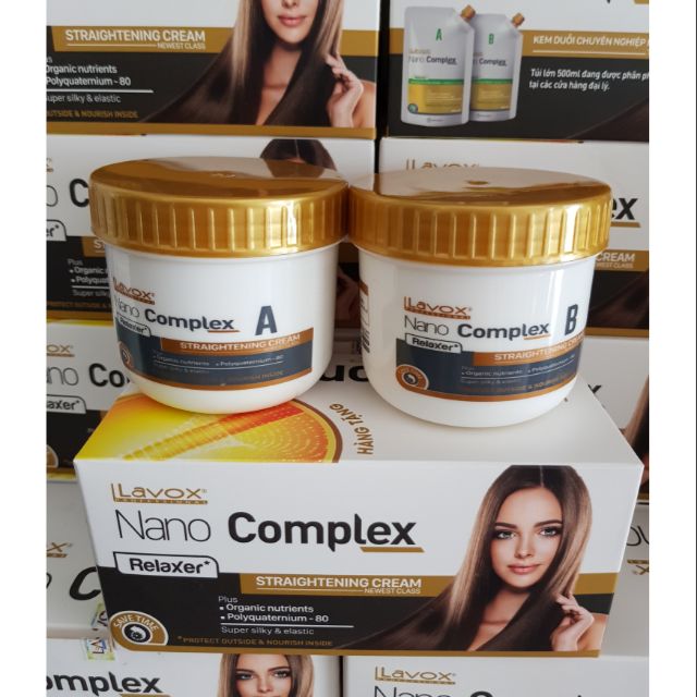 Kem duỗi tóc Lavox Nano Complex 150ml