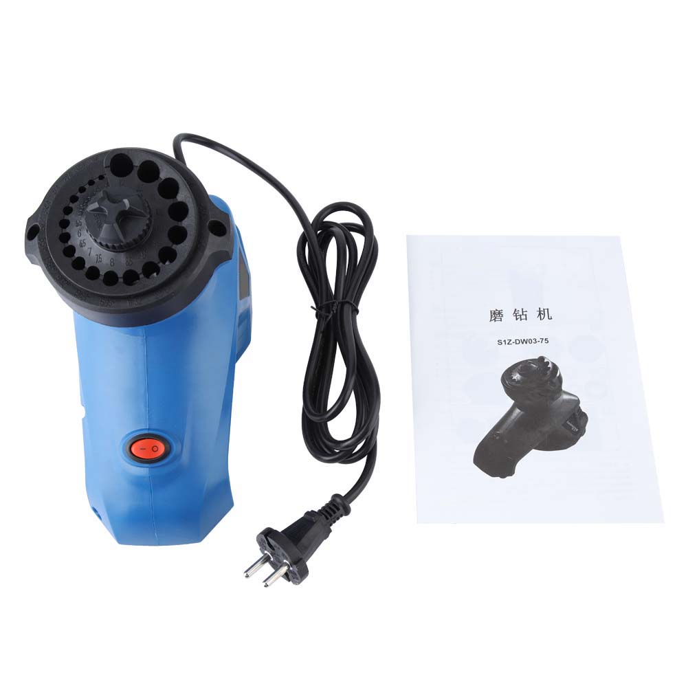 Electric Drill Bit Sharpener Twist Drill Grinding Machine Drill Grinder 220V EU plug