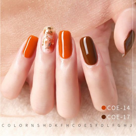[HCM]Sơn gel As mã COE 15ML - vàng cam - chai đỏ