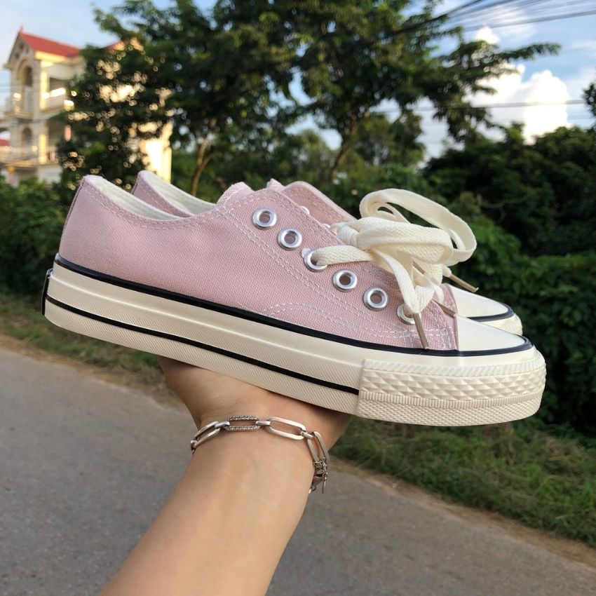 Giày CV 1970 Quảng Châu Nhiều Màu Đế Cao Mũi Bóng Cổ Thấp, Giay Kiểu Dáng Converse { Full box}