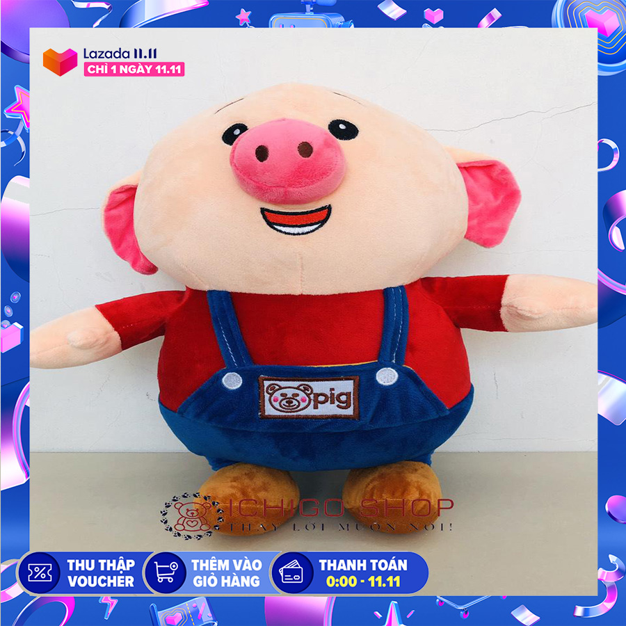 Gấu bông heo dễ thương Size 35cm