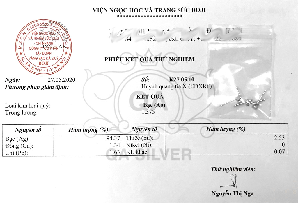 Set bông tai bạc 925 nụ 5 món khuyên đính đá nam nữ unisex S925 MINIMAL QA SILVER Earrings EA200413