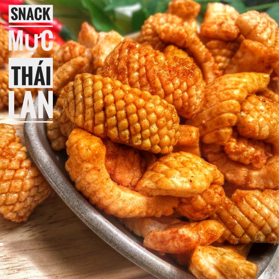 Snack Mực Thái Lan Talaethong - Lon 150gr