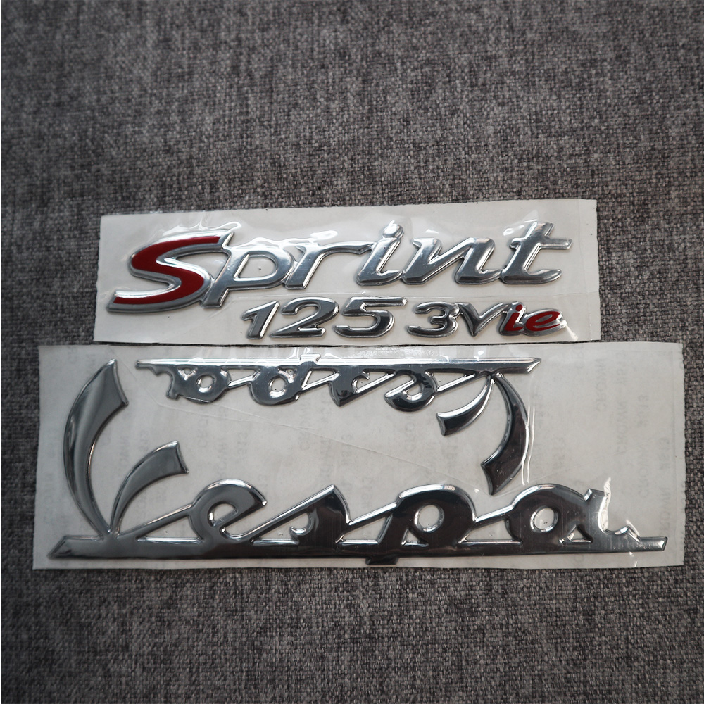 Bộ tem chữ nổi VESPA 125-150 ZIN SẮC NÉT, LIBERTY 125ie