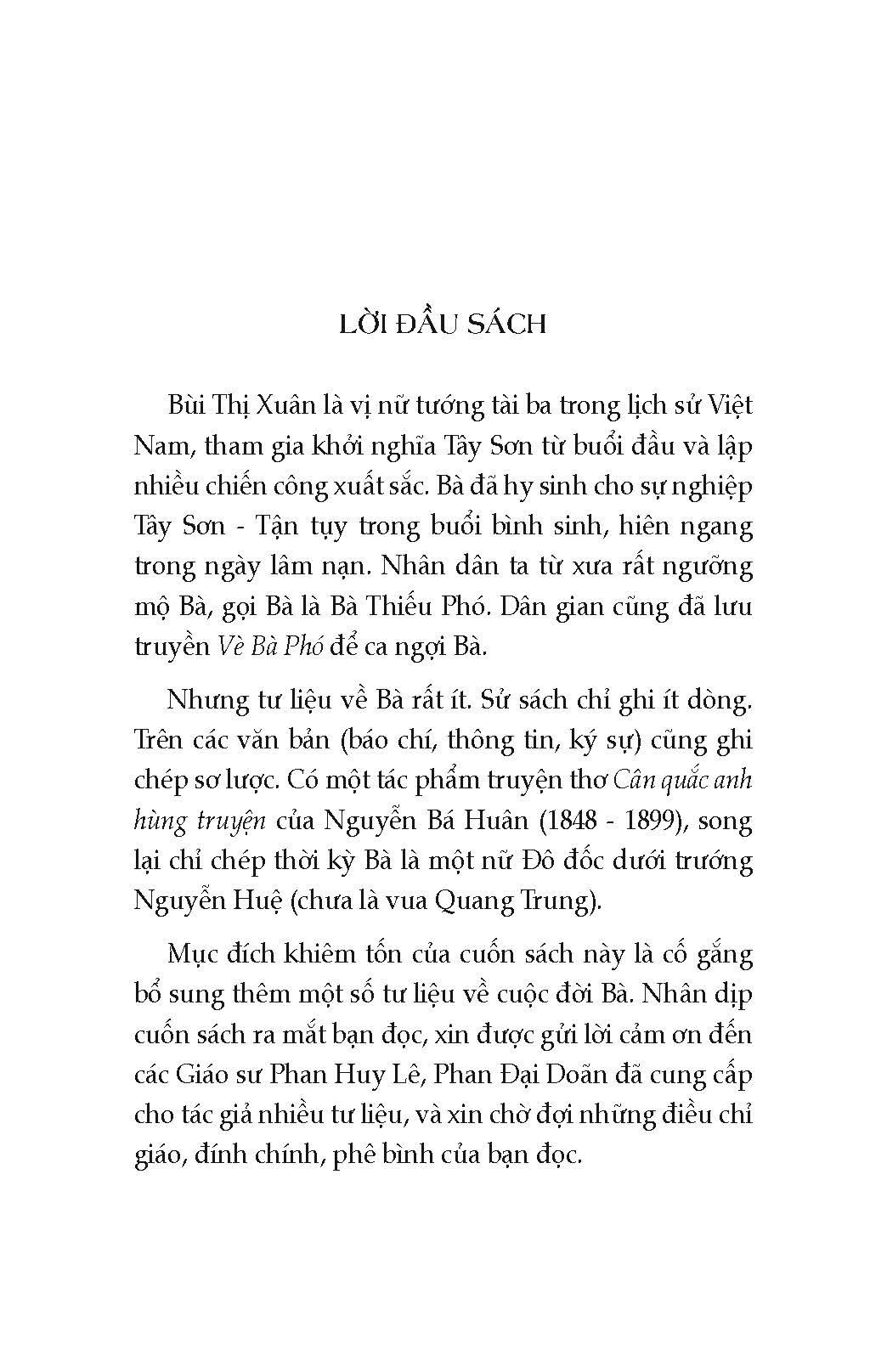 Nữ Tướng Bùi Thị Xuân
