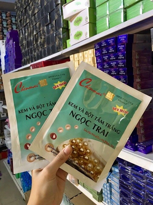 KEM TẮM TRẮNG CÁT SIÊU TRẮNG NGỌC TRAI