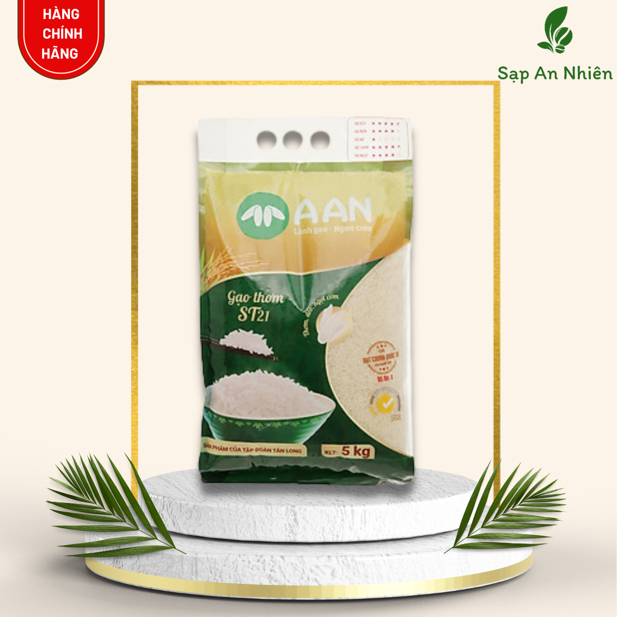 [HN] Gạo ST21 A AN Túi 5Kg
