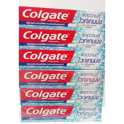 [HCM]Kem Đánh Răng Colgate Maxfresh 160g ,Colgate Advanced Whiteng 135g Thái Lan