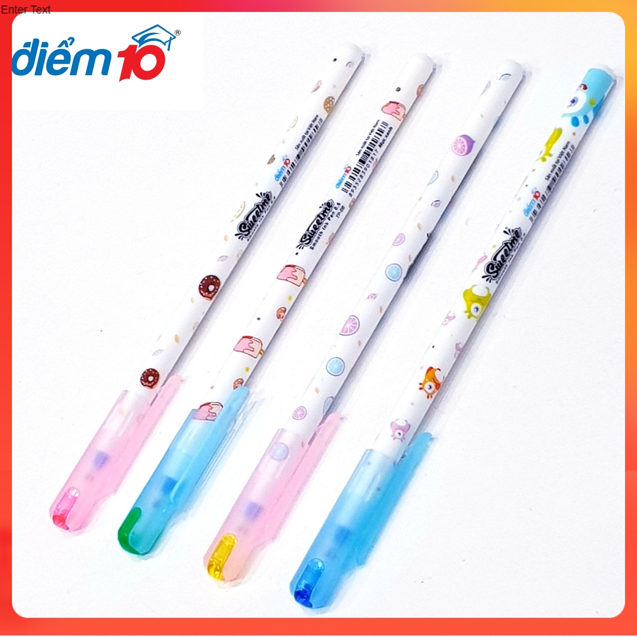 Hộp 30 cây bút bi cute - bút đùn Sweet Me Điểm 10 - Thiên Long TP-08, sản phẩm chất lượng cao và được kiểm tra kỹ trước khi giao hàng