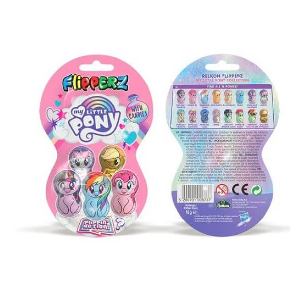 Kẹo búp bê lật đật Pony Flipperz 10g