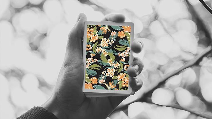 [HCM]Orbit V6 Playing Cards - Limited Edition Black Flora Playing Cards