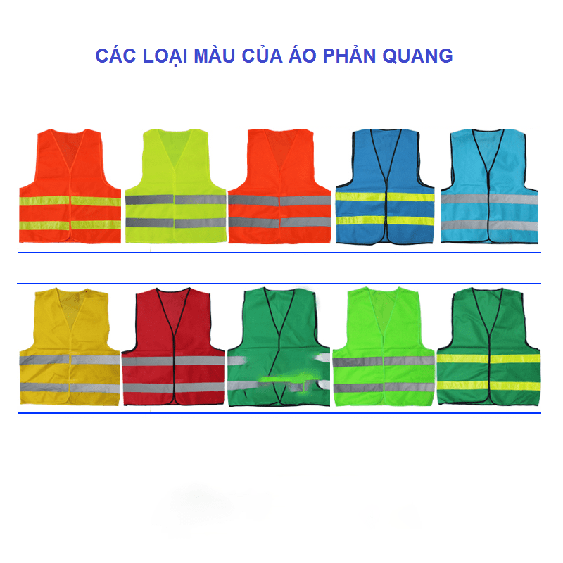 áo lưới phản quang  100% vải polyeste