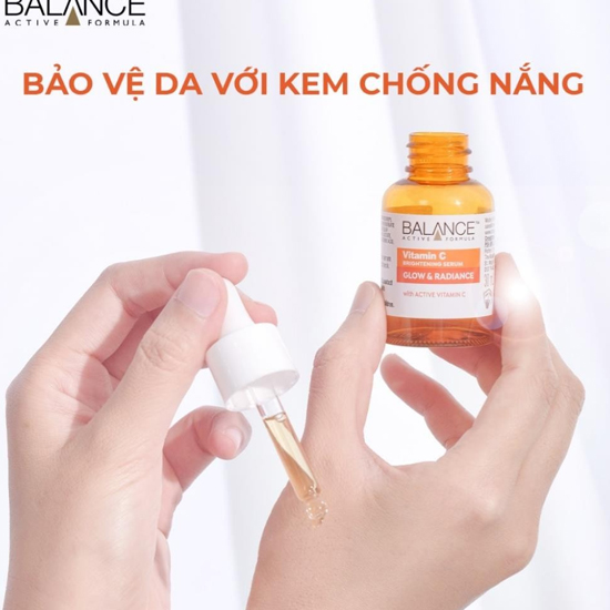 Serum Trắng Da, Mờ Thâm Balance Active Formula Vitamin C Brightening 30ml