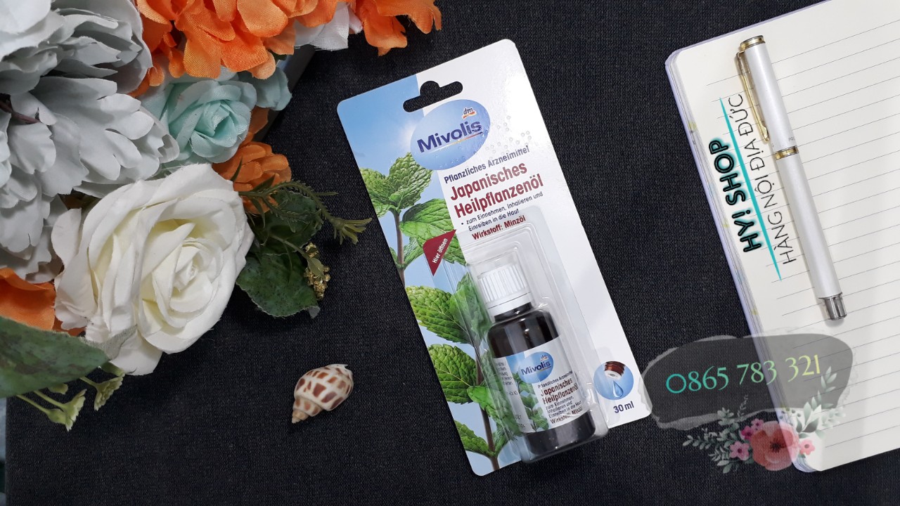 [ Hàng chuẩn Đức ] Tinh dầu bạc hà Mivolis đa công dụng 30ml