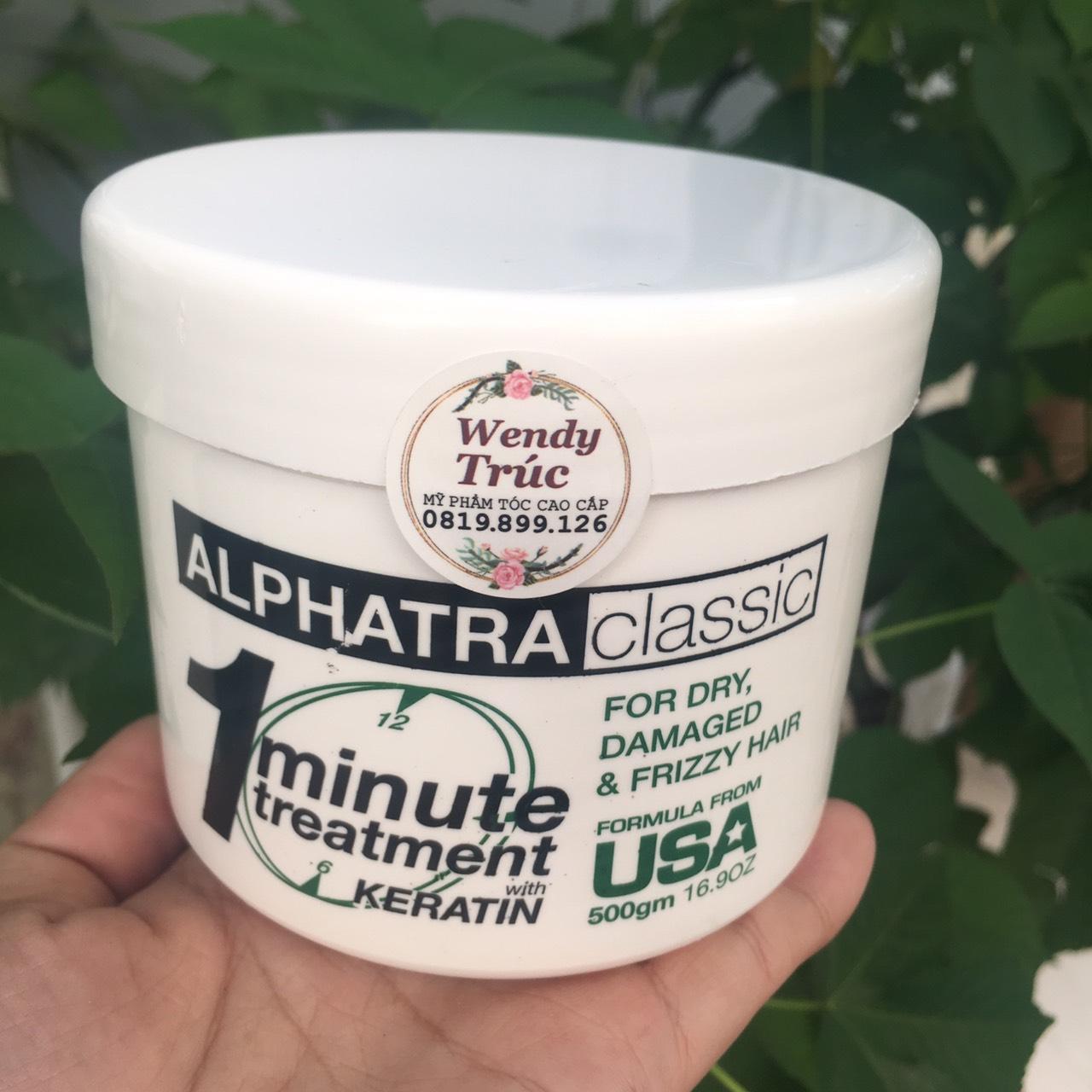 Kem ủ 1 phút alphatra one minute treatment usa 500ml