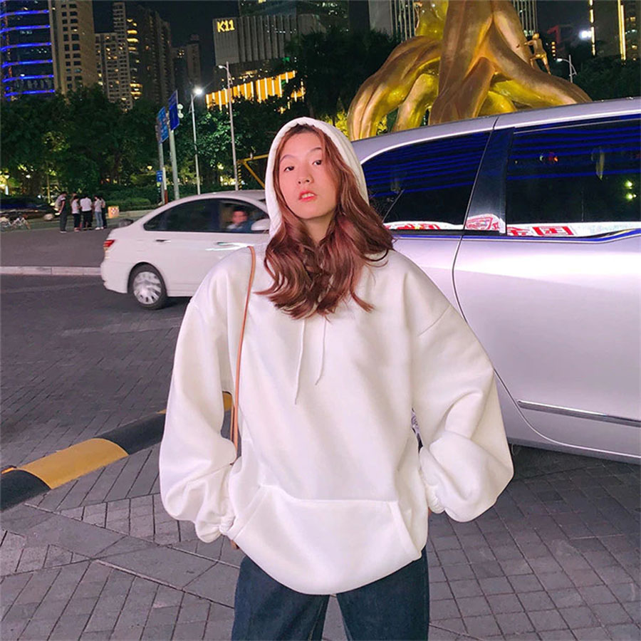 [HCM]Áo hoodie trơn Nam Nữ