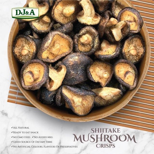 [HCM]Nấm Hương Sấy Giòn DJ&A 65gr