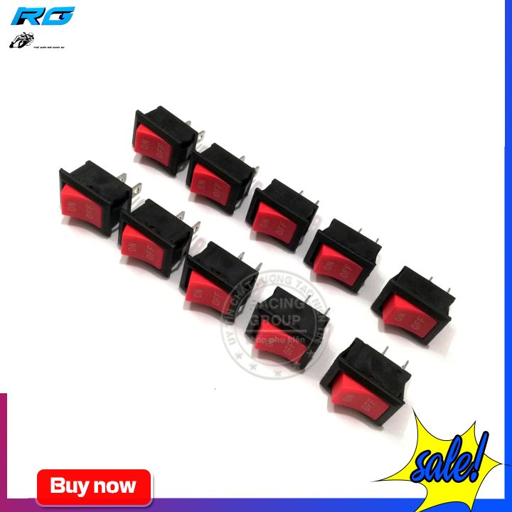 [HCM]Combo 10 cái công tắc on/off 2 chân cho xe máy