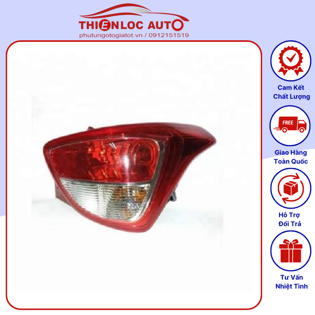 Mặt Đèn Hậu, Vỏ Đèn Hậu Hyundai I10