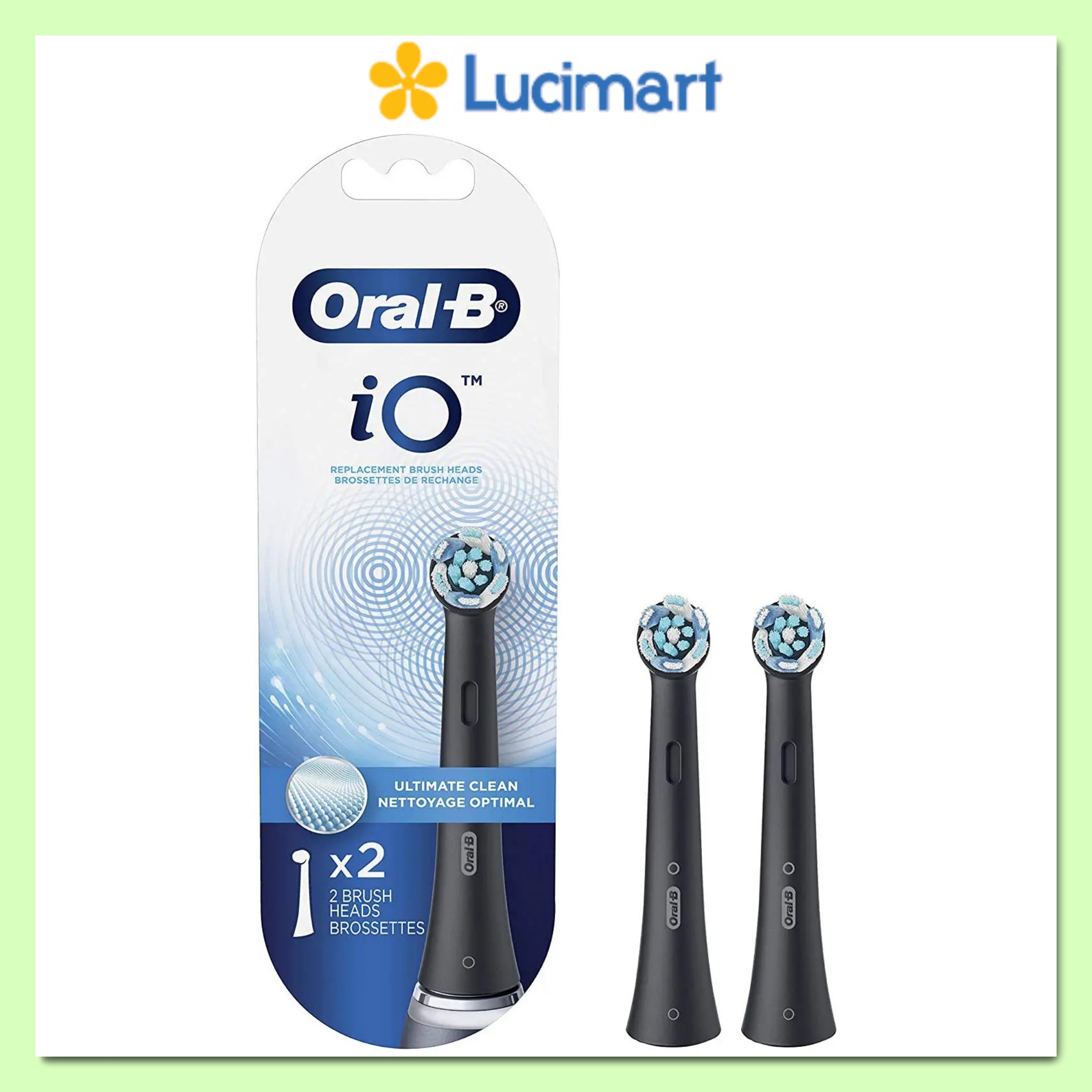[HCM]Đầu bàn chải điện Oral-B iO Ultimate Clean [Hàng Đức]