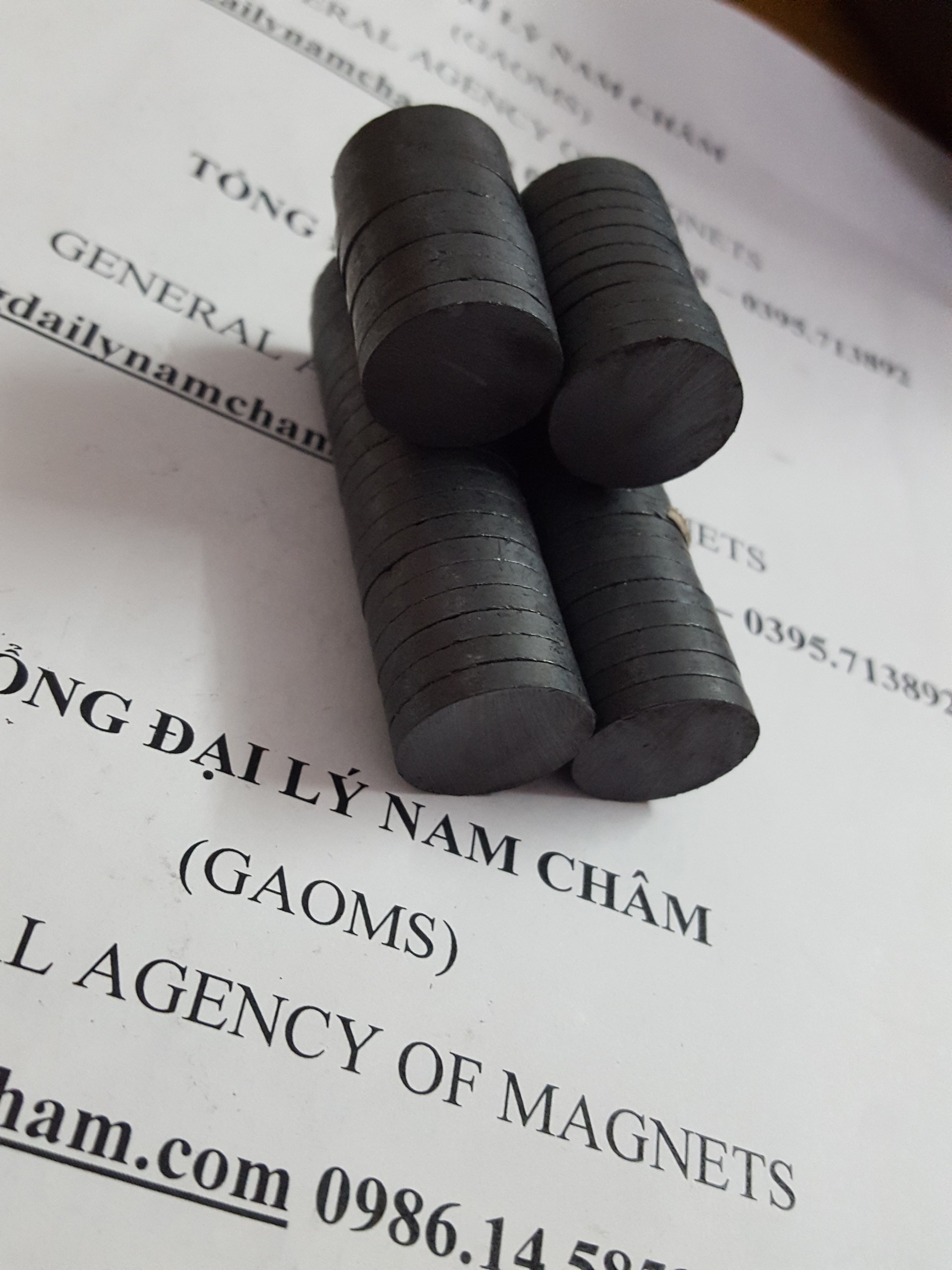 50 viên nam châm đne 20x3mm