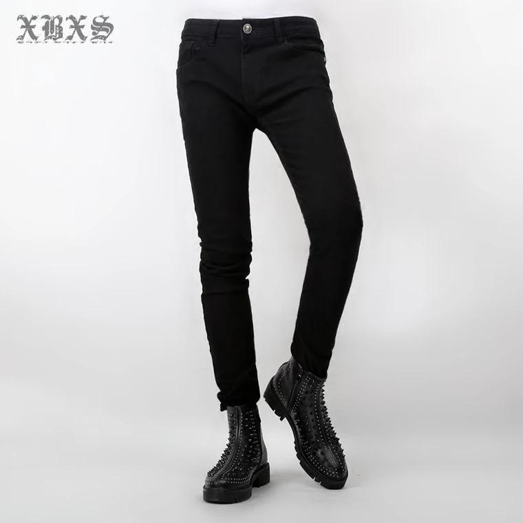 [HCM]ĐỦ SIZE 28-37 QUẦN JEAN NAM ĐEN TRƠN VẢI ĐẸP CO GIÃN TỐT DÁNG ÔM NHẸ BODY ỐNG CÔN