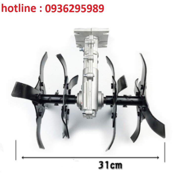 Đầu xới đất nắp máy cắt cỏ