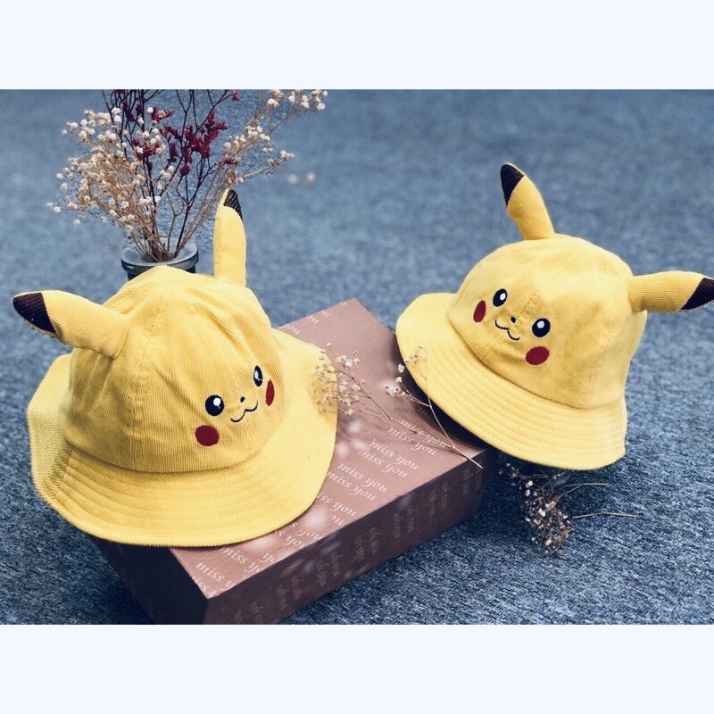 Mũ - Nón vành Pikachu cho bé