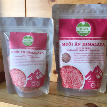 Muối hồng Himalaya 0.6mm (0.5kg) mịn