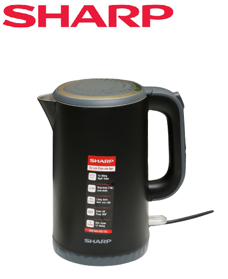Bình đun siêu tốc Sharp EKJ-17EVPS 1.8 lít (4 màu)