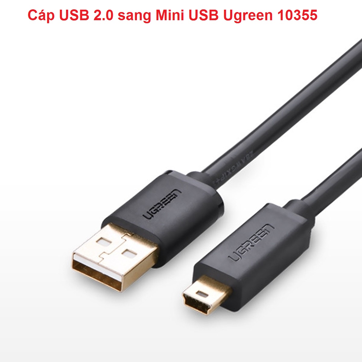 Cáp USB 2.0 sang Mini USB Ugreen 10355 Chính Hãng