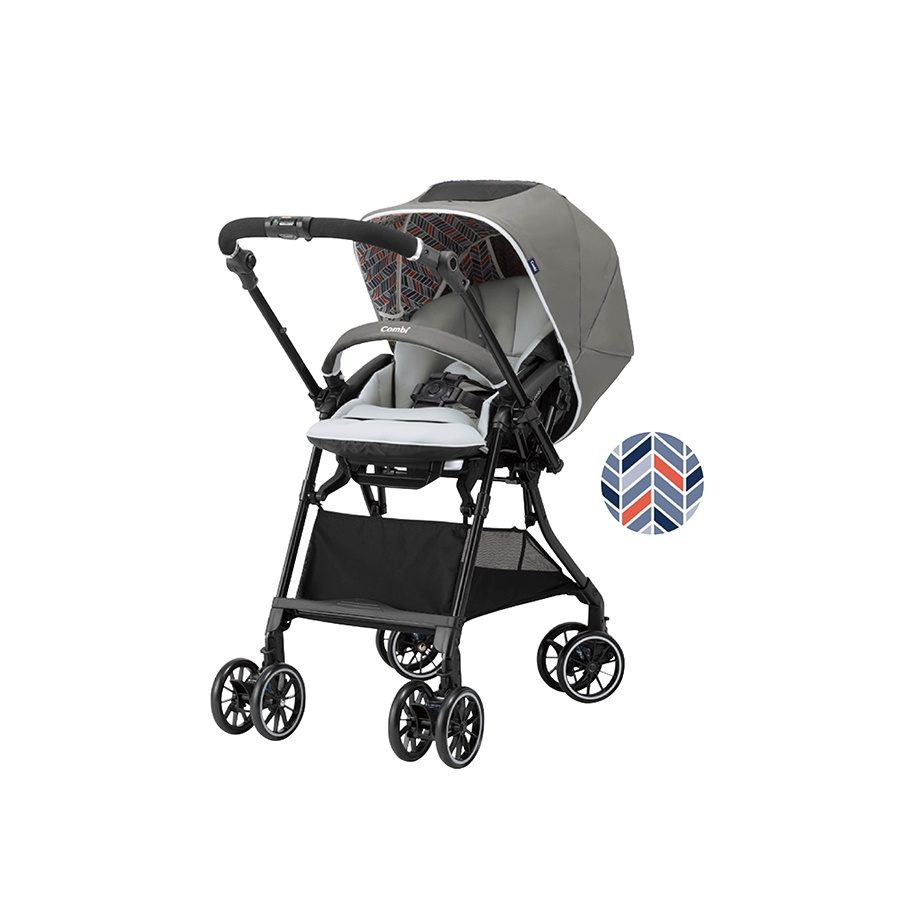 Xe đẩy Combi Sugocal Compact 4 bánh quay tự động
