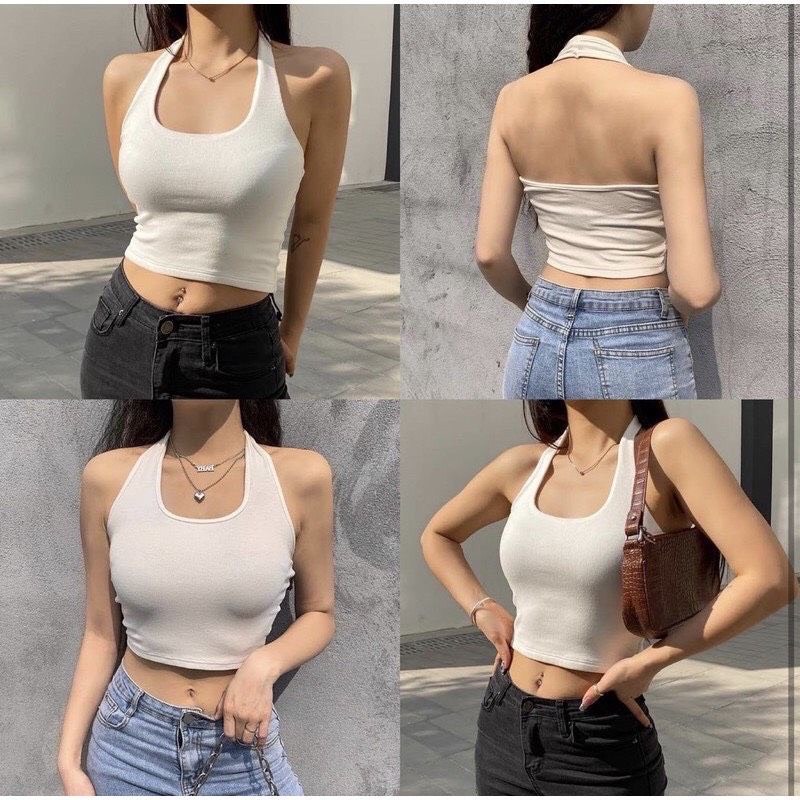 (Freeship) Áo Thun Cổ Yếm Hở Lưng Sexy Siêu Cá Tính