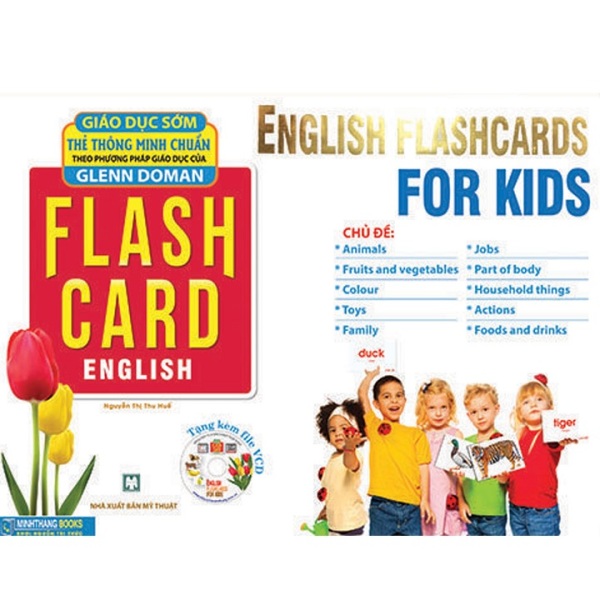 Sách English Flashcards For Kids - Newshop