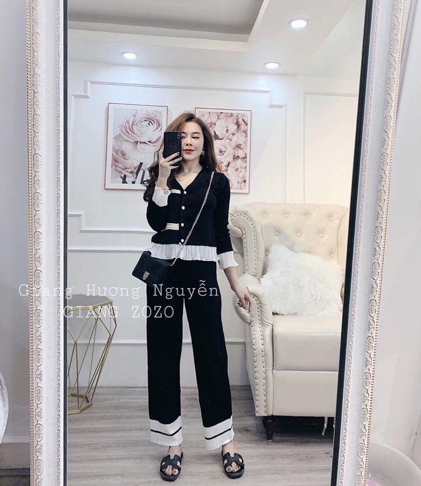 SÉT ÁO LEN VÀ CHÂN VÁY HÀNG CAP CẤP. THỜI TRANG 1993