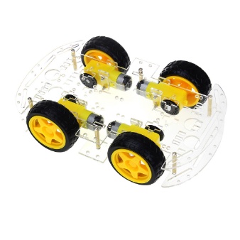 Khung xe robot 2 tầng 4 bánh stem