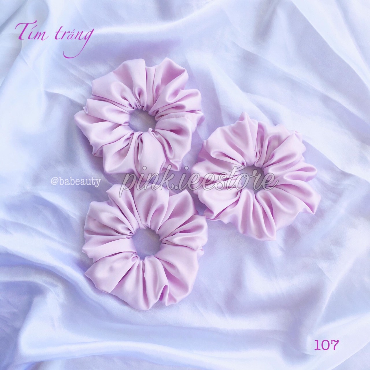 [HCM]SCRUNCHIES PHI BÓNG BẢNG MÀU MỚI- CỘT TÓC HOTTREND