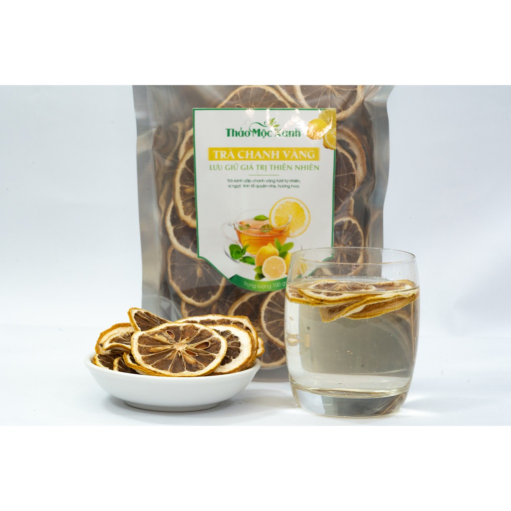 Chanh Vàng Thái Lát Sấy Khô Gói 100g