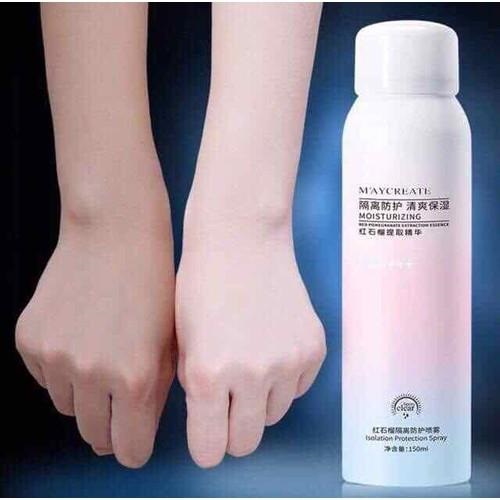 [HCM]Xịt Chống Nắng Make Up Phun sương Maycreate SPF 35+ 150ml