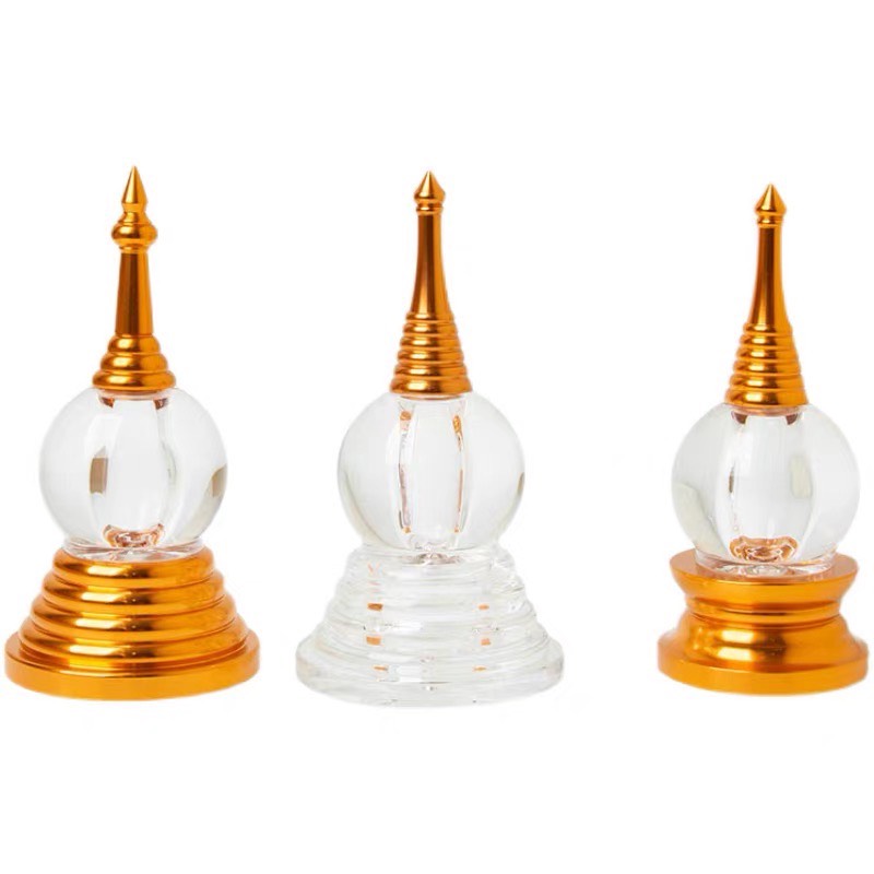[PBMC] Tháp xá lợi đỉnh đồng 11cm