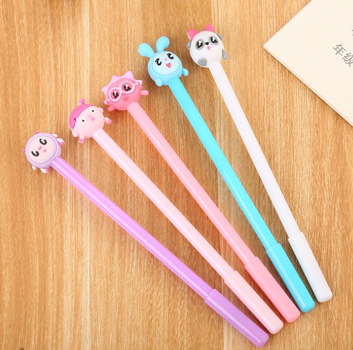 [HCM]Combo 5 bút cute +1 bóp viết hoạt hình (chat chọn mẫu)