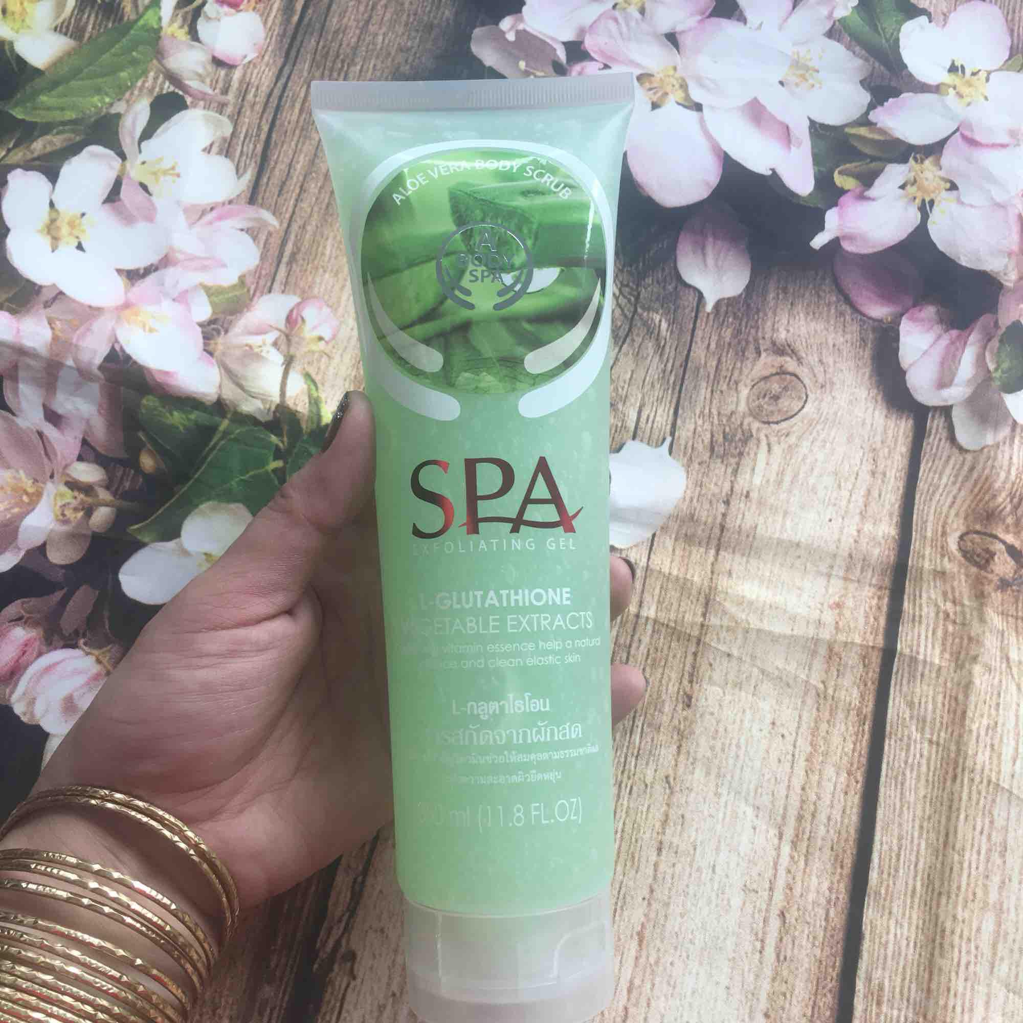 Gel tẩy tế bào chết cho da hương nha đam spa exfoliating gel hàn quốc 350ml