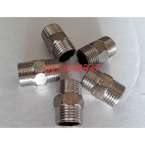 Kép inox - nối 2 đầu ren ngoài 21