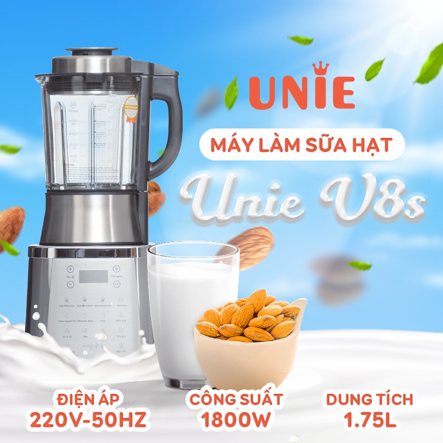 Máy làm sữa hạt Unie V8s