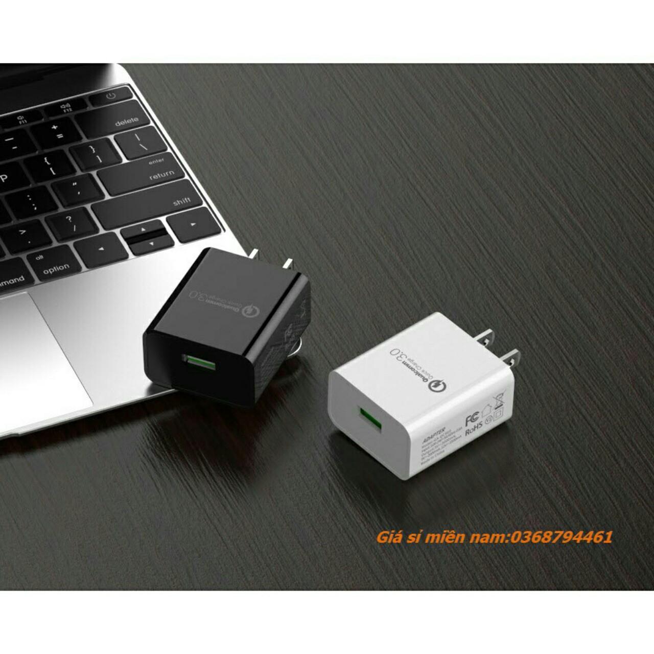 Củ Sạc Nhanh 3.0 Quick Charge - 18 Tháng Bảo Hành