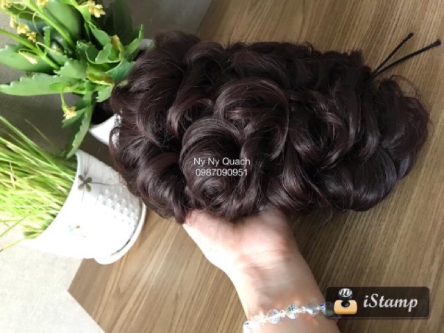 Búi tóc giả, búi phu nhân cao cấp