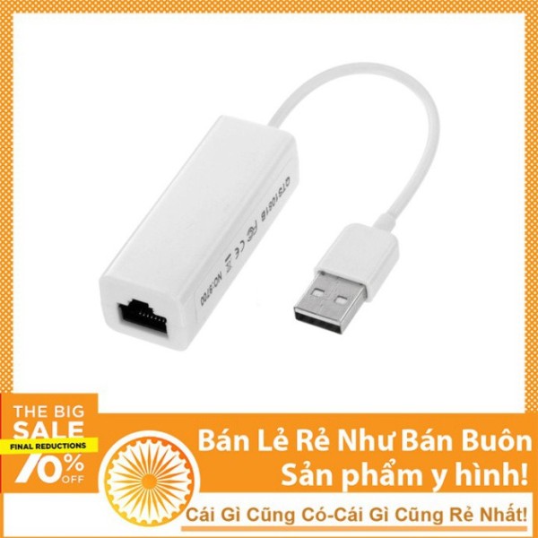 Bảng giá Cáp Chuyển Đổi USB Sang Lan RJ45 - Nối Mạng Lan Qua Cổng USB Phong Vũ
